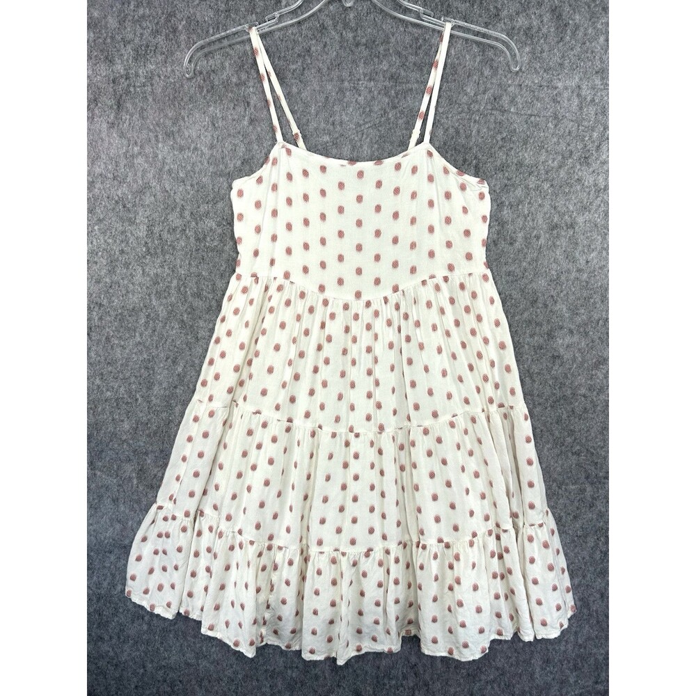 Sim and Sam Dress Women's M Polka Dot Pullover Peasant Boho Cottagecore